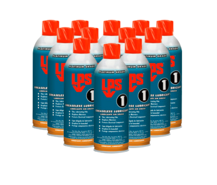 Case of Twelve (12) LPS 1 00116 Premium Lubricant Aerosol MIL-C-23411A ...